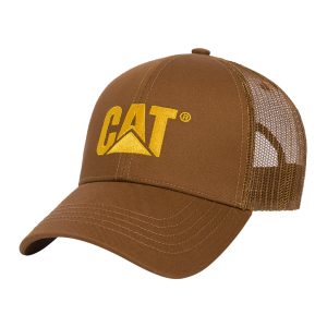 CAT Raised Logo férfi sapka bronz színben