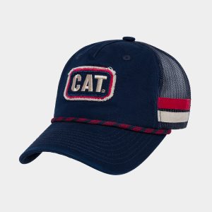 CAT férfi sapka Detroit-kék színben